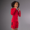DĚTSKÝ rashguard Venum Contender Kids - dlouhé rukávy - červený Cherry Red (Velikost 8 let)