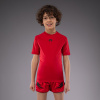 DĚTSKÝ rashguard Venum Contender Kids - krátké rukávy - červený Cherry Red (Velikost 8 let)