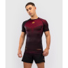Pánský rashguard Venum Tactical XT - krátké rukávy - Black/Burgundy/Gold (Velikost S)