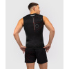 Pánský rashguard Venum Tactical XT - bez rukávů - Black/Fire Red (Velikost S)