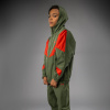 DĚTSKÁ šusťákovka Venum Vectra Track Jacket - Army Green/Orange (Velikost 8 let)