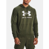 panska mikina under armour rival fleece logo khaki zelene f1