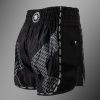 252819 2 muay thai sortky venum nexus black silver velikost s