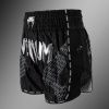 252819 3 muay thai sortky venum nexus black silver velikost s