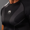 Rashguard Venum Nexus - krátké rukávy - Black/Silver (Velikost S)