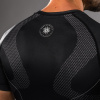 Rashguard Venum Nexus - krátké rukávy - Black/Silver (Velikost S)