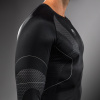 Rashguard Venum Nexus - dlouhé rukávy - Black/Silver (Velikost S)