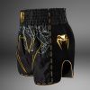 253023 2 muay thai sortky venum serpenti black silver gold velikost s