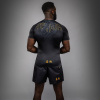 Rashguard Venum Serpenti - krátké rukávy - Black/Silver/Gold (Velikost S)