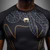 Rashguard Venum Serpenti - krátké rukávy - Black/Silver/Gold (Velikost S)