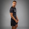 253092 3 rashguard venum eclipse kratke rukavy black ivory velikost s