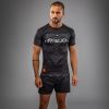 253092 rashguard venum eclipse kratke rukavy black ivory velikost s