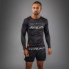 253095 rashguard venum eclipse dlouhe rukavy black ivory velikost s