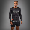 Rashguard Venum Eclipse - dlouhé rukávy - Black/Ivory (Velikost S)