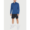 panske triko under armour tech zip modre f3