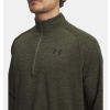 panske tricko under armour ua tech textured zip green zelene f3