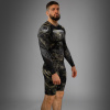 Pánský rashguard Venum Invader - dlouhé rukávy - Black/Sand (Velikost S)