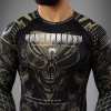 Pánský rashguard Venum Invader - dlouhé rukávy - Black/Sand (Velikost S)