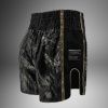 Muay Thai šortky Venum Invader - Black/Sand (Velikost XL)