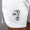 Boxerské šortky Venum x Mike Tyson Tiger - Optical White/Deep Black (Velikost S)
