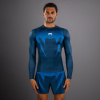Pánské funkční tričko - rashguard Venum No Gi - dlouhé rukávy - Indigo modrý (Velikost S)