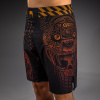 MMA šortky Venum Quetzal Fury - Black/Fury Red/ Tangerine (Velikost XS)