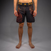 MMA šortky Venum Quetzal Fury - Black/Fury Red/ Tangerine (Velikost XS)