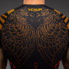 Rashguard - funkční triko Venum Quetzal Fury - krátké rukávy - Black/Fury Red/ Tangerine (Velikost S)