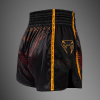 Muay Thai šortky Venum Quetzal Fury - Black/Fury Red/ Tangerine (Velikost S)