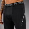Pánské sportovní kompresní legíny Venum Adrenaline - Black/Silver Grey (Velikost S)