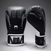 Boxerské rukavice Venum Adrenaline - Black/Silver Grey (Velikost 10oz)