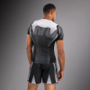 Pánský rashguard Venum Adrenaline - krátké rukávy - Black/Silver Grey (Velikost S)