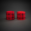 Boxerské bandáže Venum Tartan - Fury Red (Velikost 2,5 m)