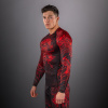 Rashguard Venum Wolf Atak - dlouhé rukávy - Black/Red (Velikost S)