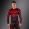 Rashguard Venum Wolf Atak - dlouhé rukávy - Black/Red (Velikost S)