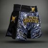 Muay Thai šortky Venum Wolf Atak - Black/Grey (Velikost S)
