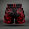Muay Thai šortky Venum Wolf Atak - Black/Red (Velikost S)