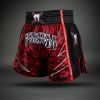 254780 2 muay thai sortky venum wolf atak black red velikost s