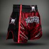 254780 3 muay thai sortky venum wolf atak black red velikost s