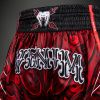 Muay Thai šortky Venum Wolf Atak - Black/Red (Velikost S)
