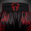 254780 6 muay thai sortky venum wolf atak black red velikost s