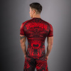 Rashguard - sportovní kompresní triko Venum Wolf Atak - krátké rukávy - Black/Red (Velikost S)