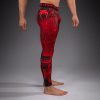 Pánské sportovní legíny Venum Wolf Atak - Black/Red (Velikost S)