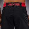 No-gi BJJ šortky Venum x Roger Gracie Signature - Black/Red (Velikost XS)