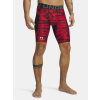 panske kompresni sortky under armour printed red cervene f1