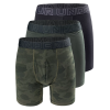 panske boxerky 3set under armour khaki zelene f1