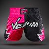 255138 muay thai sortky venum inferno 2 0 pink black velikost m