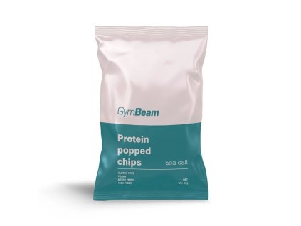 GymBeam Proteínové čipsy morská soľ 40 g