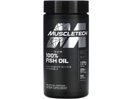 MuscleTech Platinum 100% Omega Fish Oil 100 kapsúl