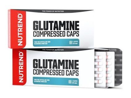 NUTREND Glutamine Compressed 120 kapsúl